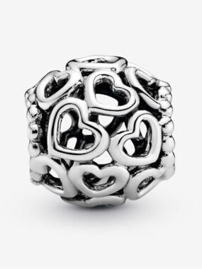 Pandora Hearts All Over Openwork Charm